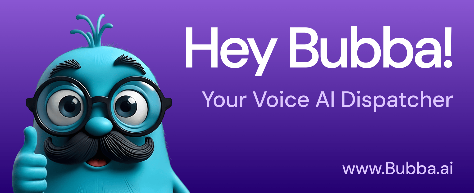 Bubba Banner - with website